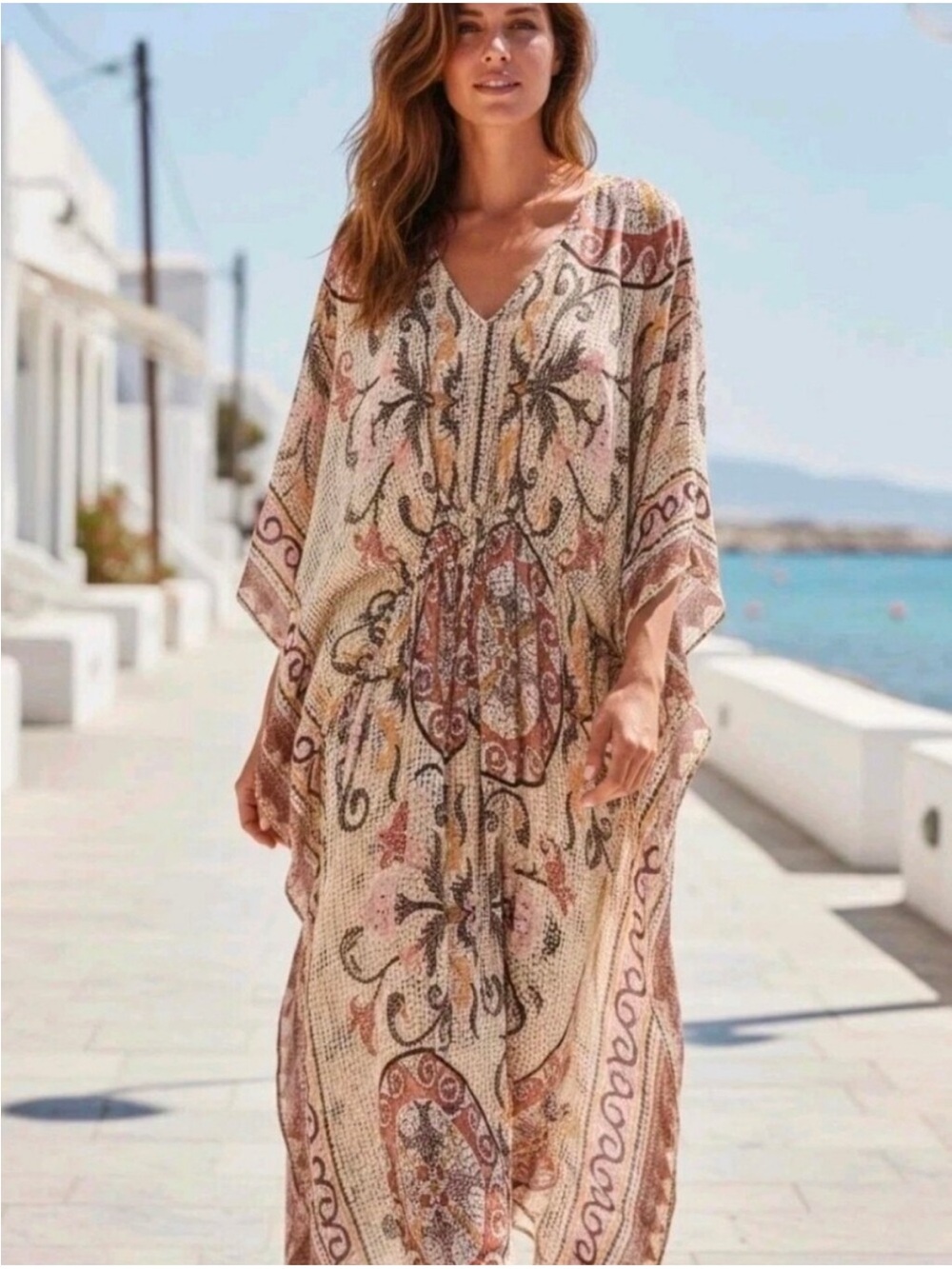 ZARA ZW COLLECTION PRINTED TUNIC DRESS